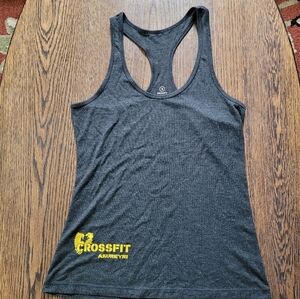 Northern Spirit Crossfit Gray Racerback Activewear Tank Top Size Women's Small